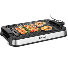 Load image into Gallery viewer, 2 IN 1 Smokeless Grill Electric BBQ Griddle Non-stick Reversible Plate 2000W
