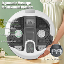 Load image into Gallery viewer, Electric Steam Foot Spa Bath Massager Foot Massage Machine 3-Level Temperature