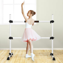 Load image into Gallery viewer, Double Ballet Stretch Barre Gymnastics Bar Portable Freestanding Dance Exercise