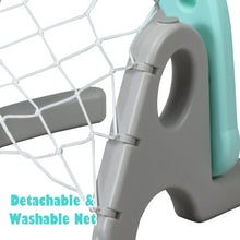 Load image into Gallery viewer, 3-in-1 Kids Basketball Hoop Stand Set Ring Toss Portable Sport Activity Center