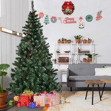 Load image into Gallery viewer, 2.1m Artificial Christmas Tree Snow Cones Large Realistic Xmas Trees