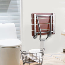 Load image into Gallery viewer, Wall Mounted Shower Spa Seat Bench Foldable Shower Seat Stool Bathroom Chair