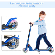 Load image into Gallery viewer, Kids Aluminum Folding Stunt Scooter Adjustable T-Bar Push Kick Light Up 2 Wheels