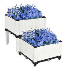 Load image into Gallery viewer, Set of 4 Raised Garden Bed Kits Elevated Flower Vegetable Herb Grow Planter Box