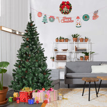 Load image into Gallery viewer, 1.8m Artificial Christmas Tree Snow Covered Green Xmas Tree Pine Core Snow Effect