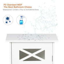 Load image into Gallery viewer, Waterproof Bathroom Cabinet Floor Unit Slim Toilet Organizer Storage Cupboard
