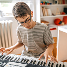 Load image into Gallery viewer, 61-Key Electric Piano Keyboard Portable Musical Instrument W/ Foldable Stool