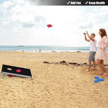 Load image into Gallery viewer, Foldable Solid Aluminum Board Cornhole Bean Bag Toss Game Set Sandbag Sports Fun