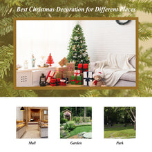 Load image into Gallery viewer, 6Ft Christmas Tree Unlit Christmas Tress Artificial Christmas Tree w/ PE & PVC Branch Tips & Metal Cross Stand