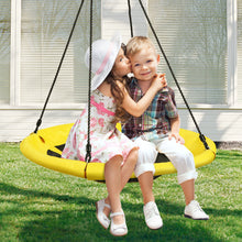 Load image into Gallery viewer, Kids Round Tree Swing Adjustable Nest Saucer Swing Indoor Outdoor Flying Seat
