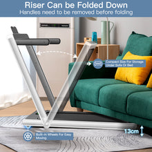 Load image into Gallery viewer, 2 in 1 Folding Treadmill Electric Walking Running Machine Bluetooth LED Display