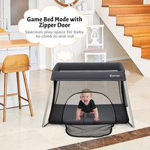 Load image into Gallery viewer, 2 in 1 Baby Cribs Foldable Travel Cot Portable Playpen Toddler Activity Nursery