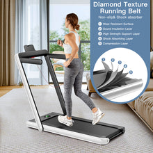 Load image into Gallery viewer, 2 in 1 Folding Treadmill Electric Walking Running Machine Bluetooth LED Display