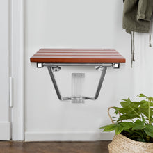 Load image into Gallery viewer, Wall Mounted Shower Spa Seat Bench Foldable Shower Seat Stool Bathroom Chair