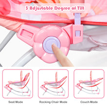 Load image into Gallery viewer, Electric Baby Infant Bouncer Rocker Vibration Chair Musical Cradle Swing Seat