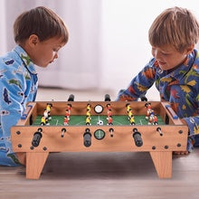 Load image into Gallery viewer, 27'' Football Table Top Football Soccer Kids Family Game Toy Set Wooden Frame