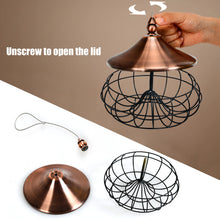 Load image into Gallery viewer, Hanging Wild Bird Feeders Suet Fat Ball Feeder Outdoor Garden Seed Feeding