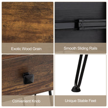 Load image into Gallery viewer, Vanity Table Set w/LED Mirror Makeup Dressing Table Cosmetic Storage Organizer