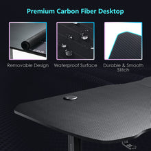 Load image into Gallery viewer, Gaming Computer Desk PC Racing Table USB Game Handle Rack Workstation Study