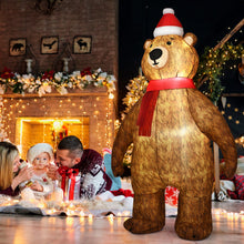 Load image into Gallery viewer, 220cm Inflatable Christmas Bear Built-in LED Lights Xmas Decoration In/Outdoor