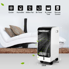 Load image into Gallery viewer, Portable Evaporative Air Cooler Fan & Humidifier 3 Modes & Speeds Home Office
