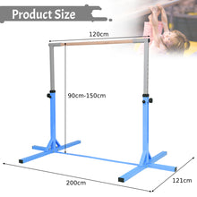 Load image into Gallery viewer, Gymnastics Training Bar Adjustable Horizontal Bars Children Kids Home Gym