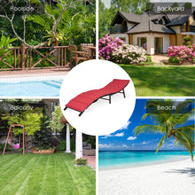 Load image into Gallery viewer, 2PCS Folding Chaise Lounge Double-sided Cushioned