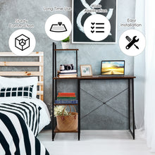 Load image into Gallery viewer, X-Shape Computer Desk Adjustable Ergonomic Workstation Home Office Writing Table