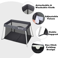 Load image into Gallery viewer, 2 in 1 Baby Cribs Foldable Travel Cot Portable Playpen Toddler Activity Nursery