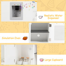 Load image into Gallery viewer, Kids Kitchen Playset Removable Sink Children Wooden Pretend Play Kitchen W/Sound