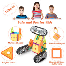 Load image into Gallery viewer, 51 PCS Magnetic Building Blocks Vehicle Series 3D Magnet Building Tiles Intellectual Educational Colorful Toys Construction for 3+ Year Old Kids
