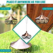 Load image into Gallery viewer, Hanging Wild Bird Feeders Suet Fat Ball Feeder Outdoor Garden Seed Feeding