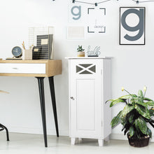 Load image into Gallery viewer, Waterproof Bathroom Cabinet Floor Unit Slim Toilet Organizer Storage Cupboard