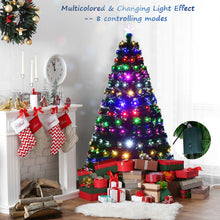Load image into Gallery viewer, 1.8m Fiber Optic Christmas Tree Multicolor Lights Effects Xmas Decoration