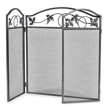 Load image into Gallery viewer, 3 Panel Foldable Fire Screen Protector Fireplace Fence Fire Safety Guard Shield