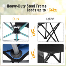 Load image into Gallery viewer, Folding Camping Chair 360° Swivel Portable Beach Outdoor Seat W/ Cup Holder &Bag
