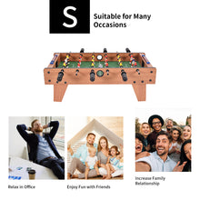 Load image into Gallery viewer, 27'' Football Table Top Football Soccer Kids Family Game Toy Set Wooden Frame