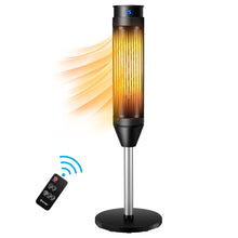 Load image into Gallery viewer, 2000W Ceramic Tower Heater Portable PTC Oscillating Heater Adjustable Thermostat