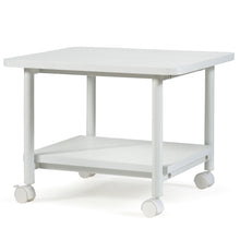 Load image into Gallery viewer, 2-Tier Under Desk Printer Stand w/ Wheels Office Desk Side Mobile Printer Cart