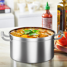 Load image into Gallery viewer, 3 Tier Stainless Steel Steamer Set Kitchen Cooking Induction Steamer Pans W/ Lid