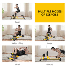 Load image into Gallery viewer, 3-in-1 Squat Machine Deep Sissy Squat-Abdominal Bench Leg Exercise Home Gym
