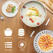 Load image into Gallery viewer, 3 Tier Stainless Steel Steamer Set Kitchen Cooking Induction Steamer Pans W/ Lid