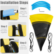 Load image into Gallery viewer, Kids Round Tree Swing Adjustable Nest Saucer Swing Indoor Outdoor Flying Seat