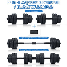 Load image into Gallery viewer, 30KG Dumbbells Set Adjustable Dumbbell Barbell Weight Lifting Training Equipment