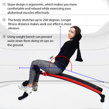 Load image into Gallery viewer, Adjustable Sit Up Bench Abdominal Exercise Training Workout Machine Home Gym