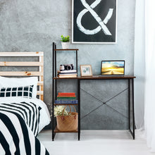 Load image into Gallery viewer, X-Shape Computer Desk Adjustable Ergonomic Workstation Home Office Writing Table