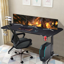 Load image into Gallery viewer, Gaming Computer Desk PC Racing Table USB Game Handle Rack Workstation Study