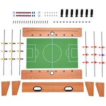 Load image into Gallery viewer, 27'' Football Table Top Football Soccer Kids Family Game Toy Set Wooden Frame