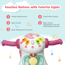 Load image into Gallery viewer, Baby Ride On Scooter Musical Ride On Toy Toddler Walker Kids Activity Center