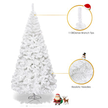 Load image into Gallery viewer, 2.4m Christmas Xmas Tree Hausen Traditional White Indoor Artificial Trees Decoration